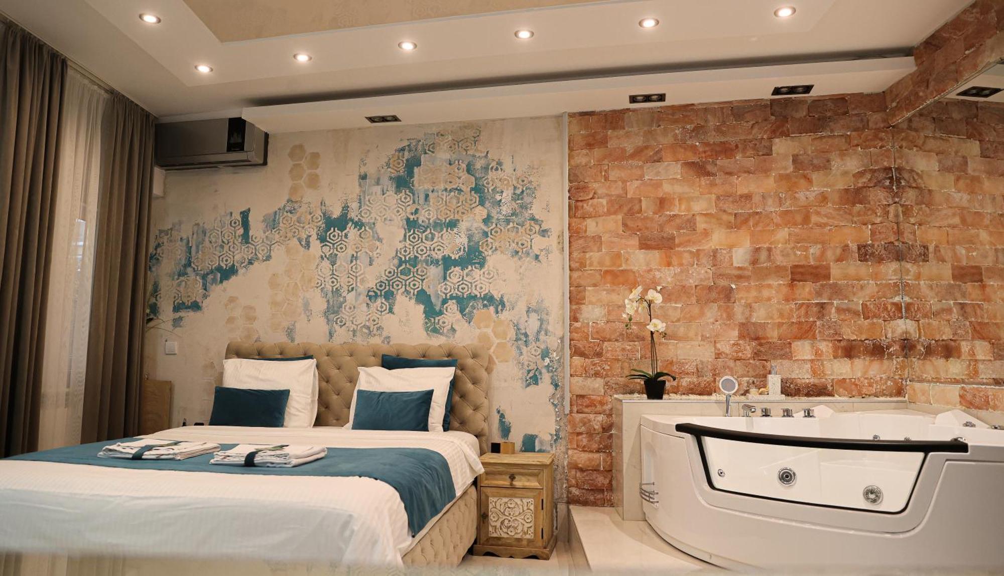 Design Apartment Premium Spa Lux 4 Star "Dubai" Completely Private Wellness & Spa Free Included Sauna & Jacuzzi & Salt Wall & Fire Place & 3D Ceilings & Business Wifi & Netflix & Keyless Code Entry & Full Smart App & Secure 2 Parking Place Ćuprija 외부 사진